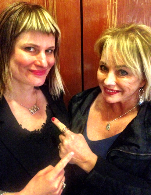 Charissa with Bobbi Page