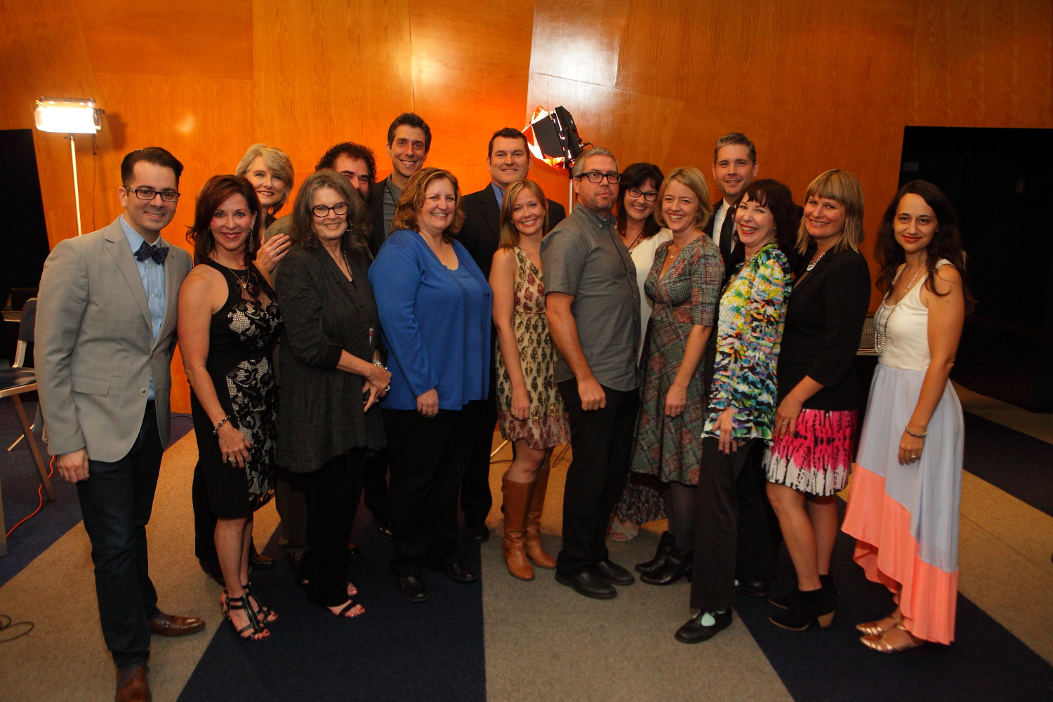 Charissa with SAG-AFTRA Committee and composer John Powell
