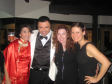 Performing with Seth MacFarlane and co. at his Winter Celebration. Pictured l/r Teri Koide, Seth, Jenny Graham and me.