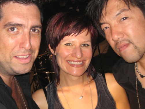 Performing with CheChe Alara and Toshi Yanagi