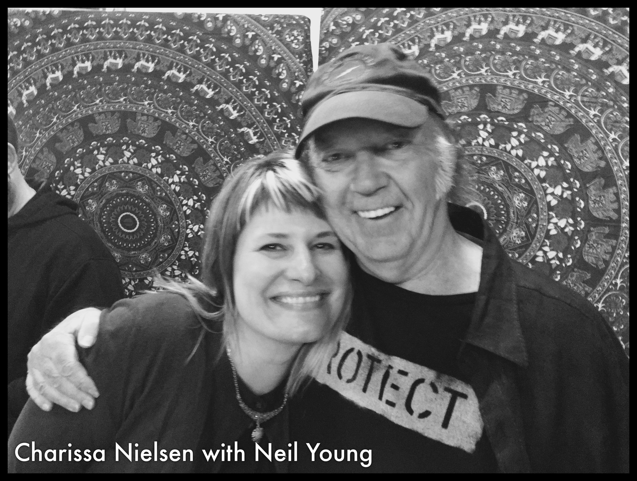 Charissa with Neil Young