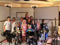 Mikey Mike Kids Choir album session!